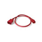 PC PDU Power Cord C20 to C13 15A 14AWG 3FT Red Universal Jumper