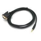 DB9 Female to 3.5mm TRRS Serial Cable 6FT LG EAD-62707901