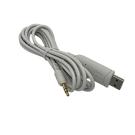 USB Type-A White 3.5mm TRS Cable PL2303 Chipset White